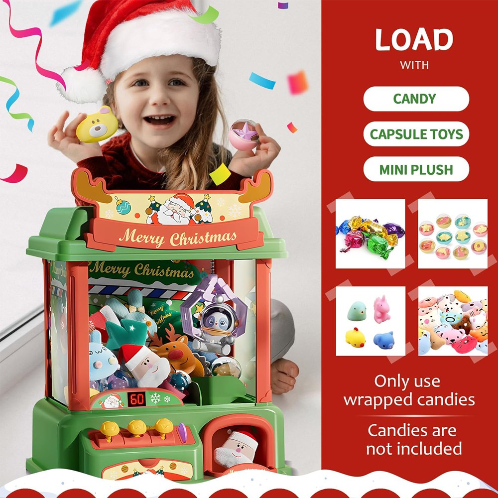 Christmas Claw Machine For Kid - Vending Game review and price