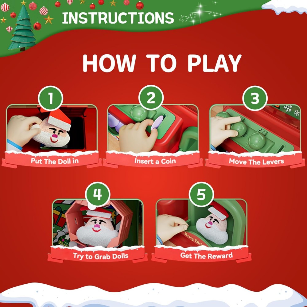 Christmas Claw Machine For Kid - Vending Game review and price