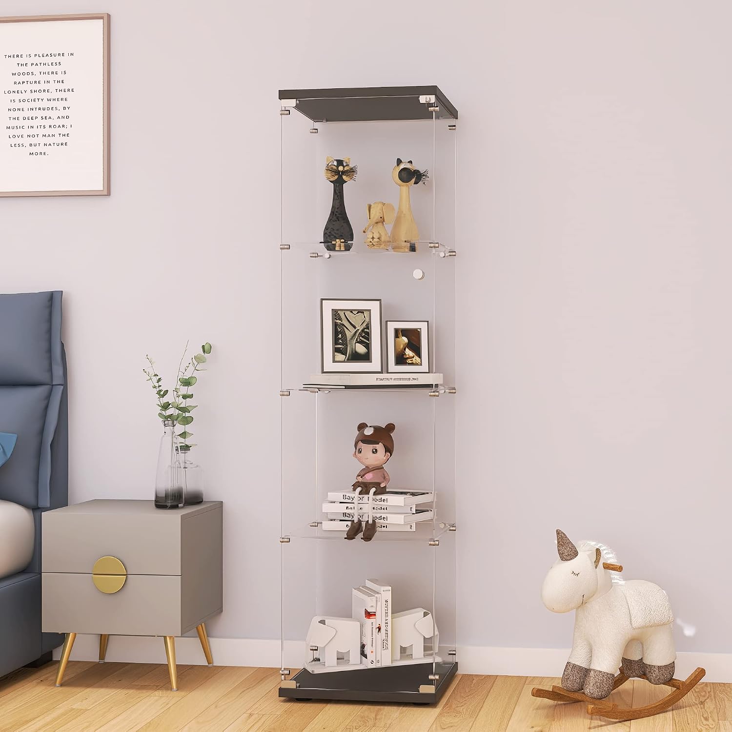 Glass Display Cabinet With Loc - Glass Cabinet Display review and price