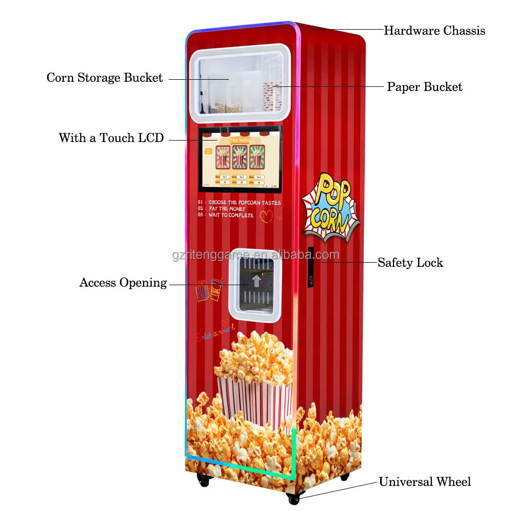 Professional Custom Commercial - Popcorn Vending Machine review and price