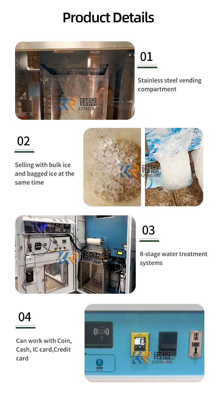 Customized High Quality Ice Cu - Commercial Vending Machine review and price