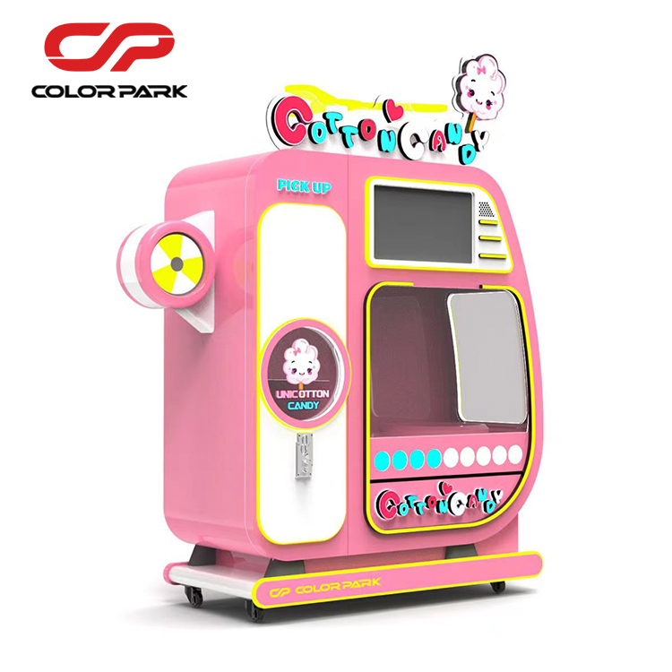 Colorful Automatic Cotton Cand - Bill Acceptor Vending review and price
